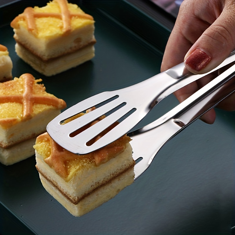 304 Stainless Steel Food Tong Cake Bread Clip Commercial - Temu