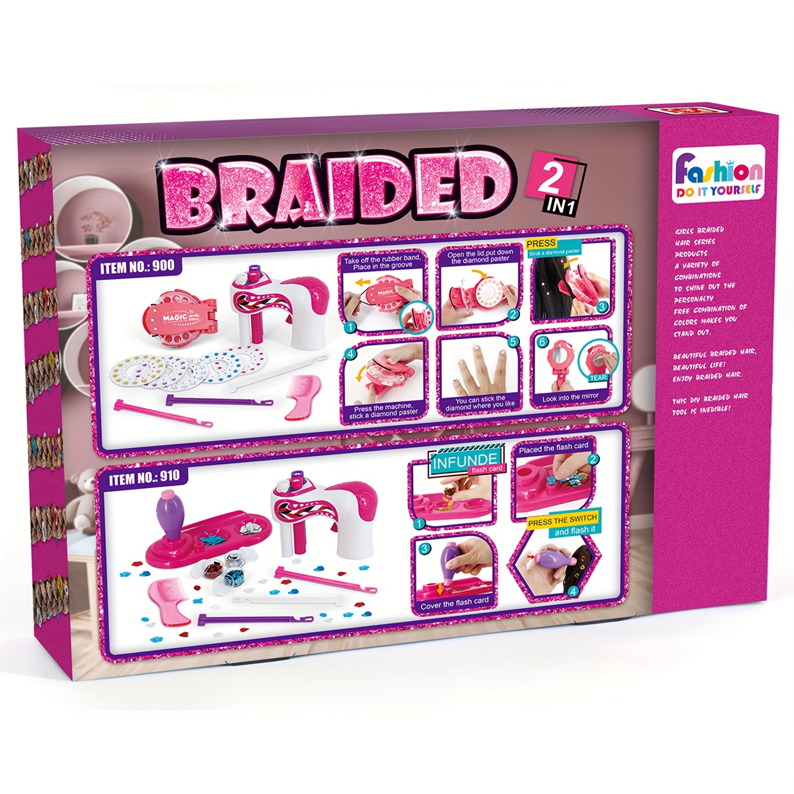 Braiding Machine Real Working Knitting Toy