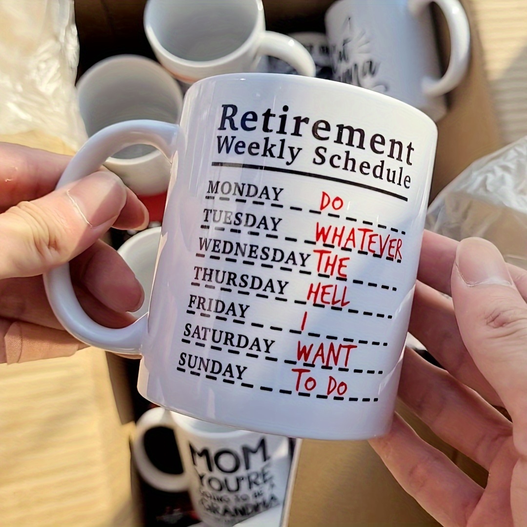 Funny Retirement Gifts For Women Men Dad Mom, Retirement Coffee