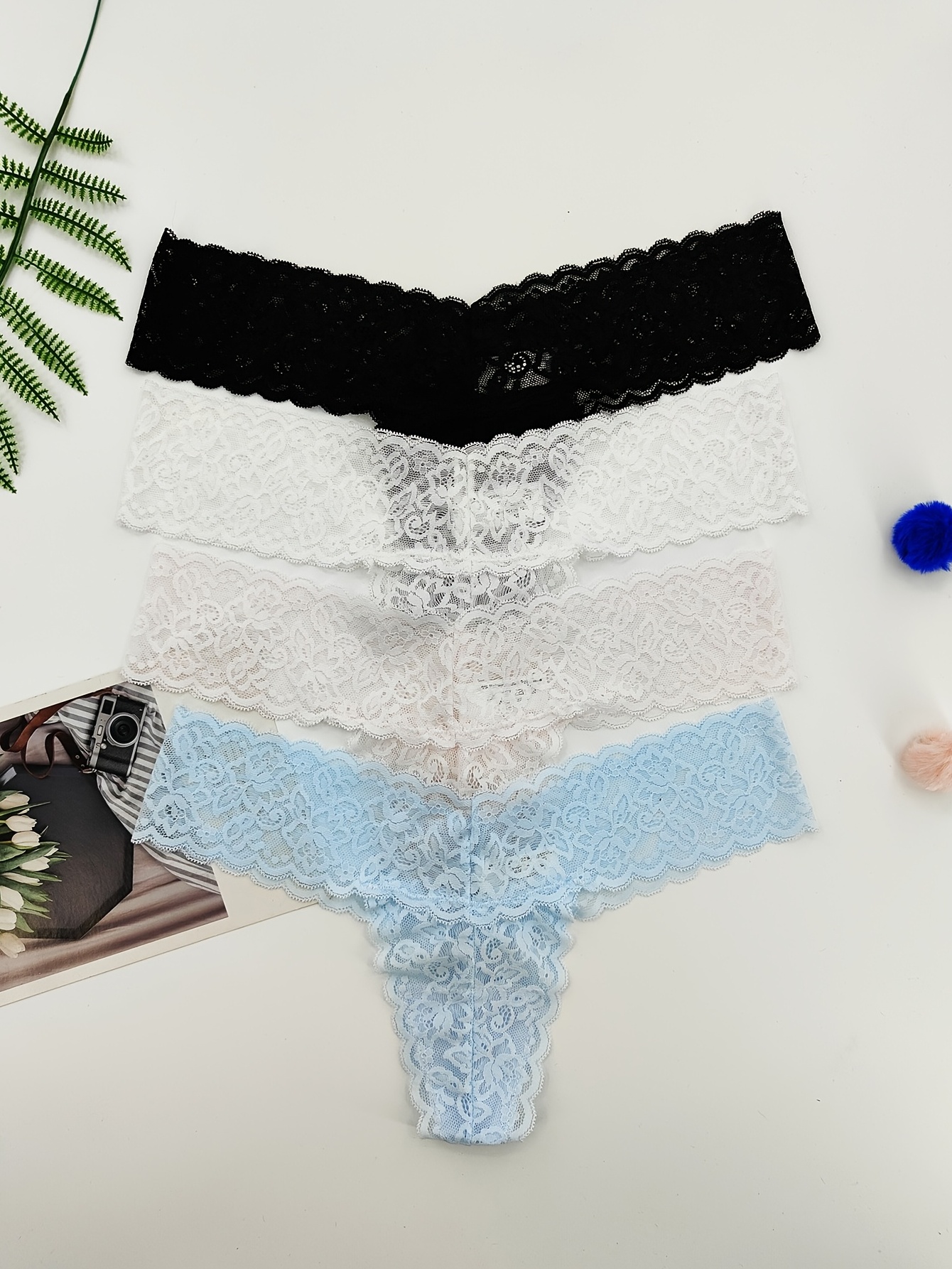 Victoria's Secret Panties Random Lot Of 4 Cheeky Bikini Thong Vs Underwear  Sexy