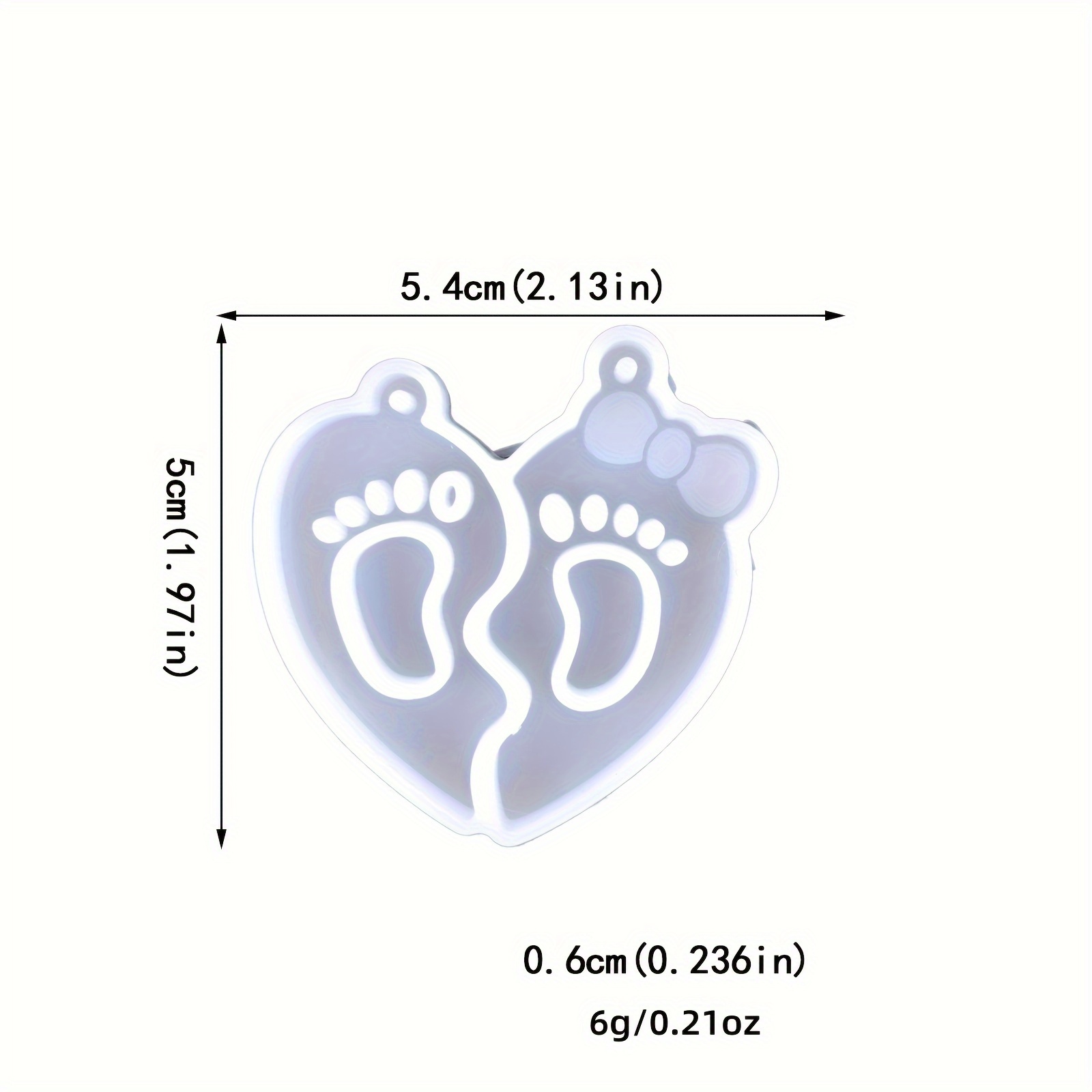 Heart shaped Patch Resin Mold Love Pendant Ornament Epoxy - Temu
