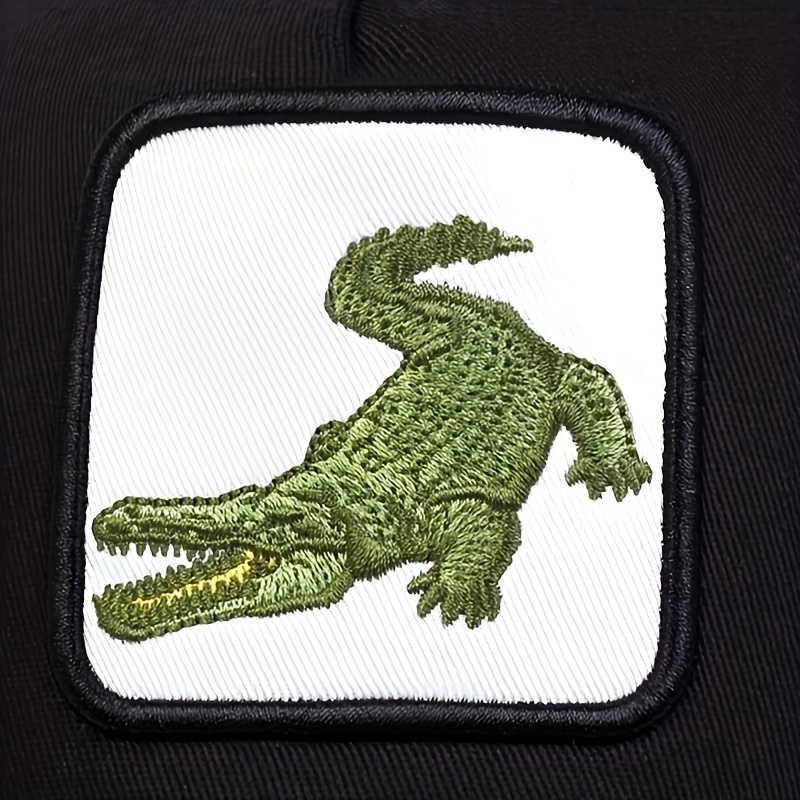 Men's Crocodile Pattern Baseball Cap Breathable Adjustable Hat