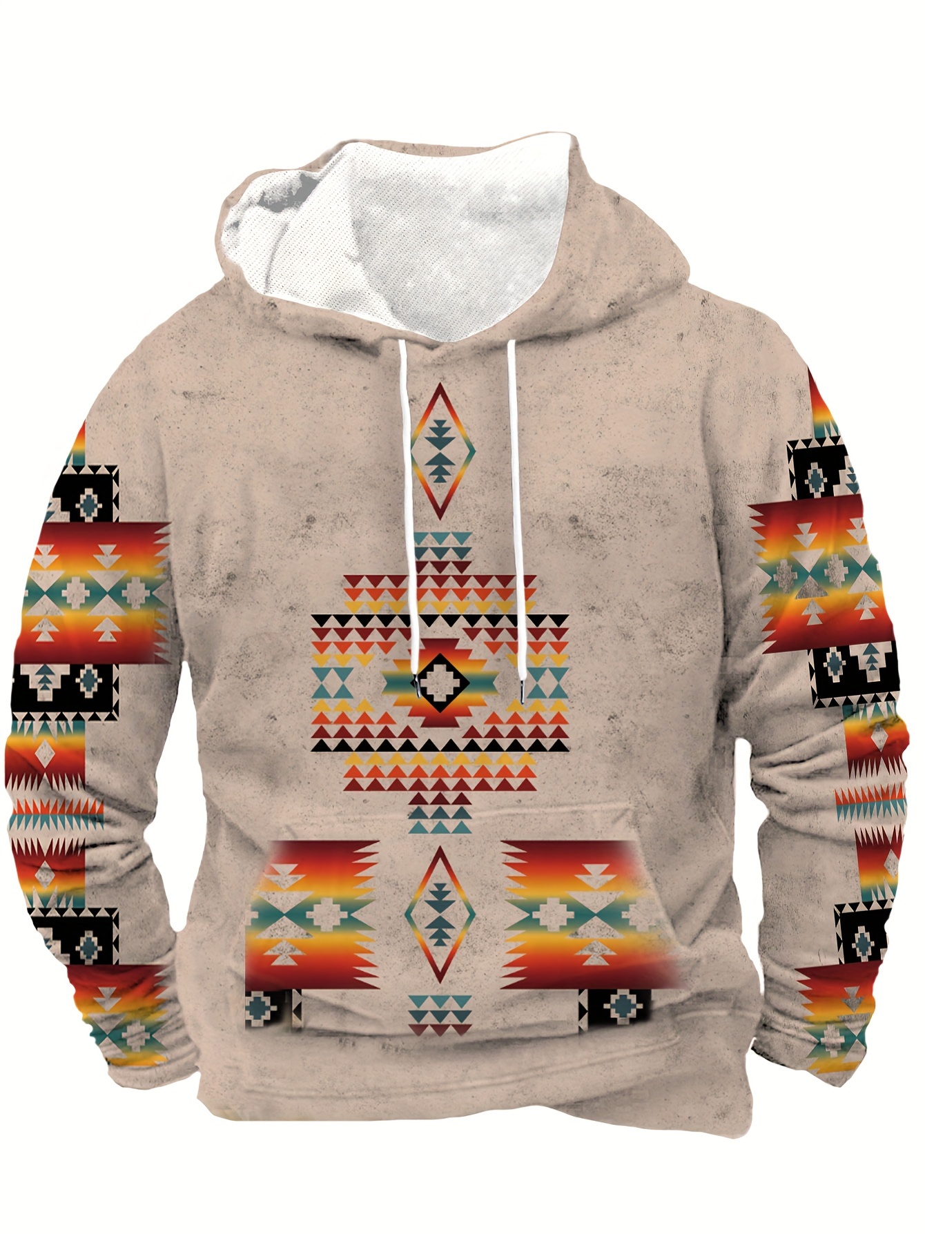 Fighter Print Tie Dye Hoodie, Cool Hoodies For Men, Men's Casual Graphic  Design Pullover Hooded Sweatshirt With Kangaroo Pocket Streetwear For  Winter Fall, As Gifts - Temu