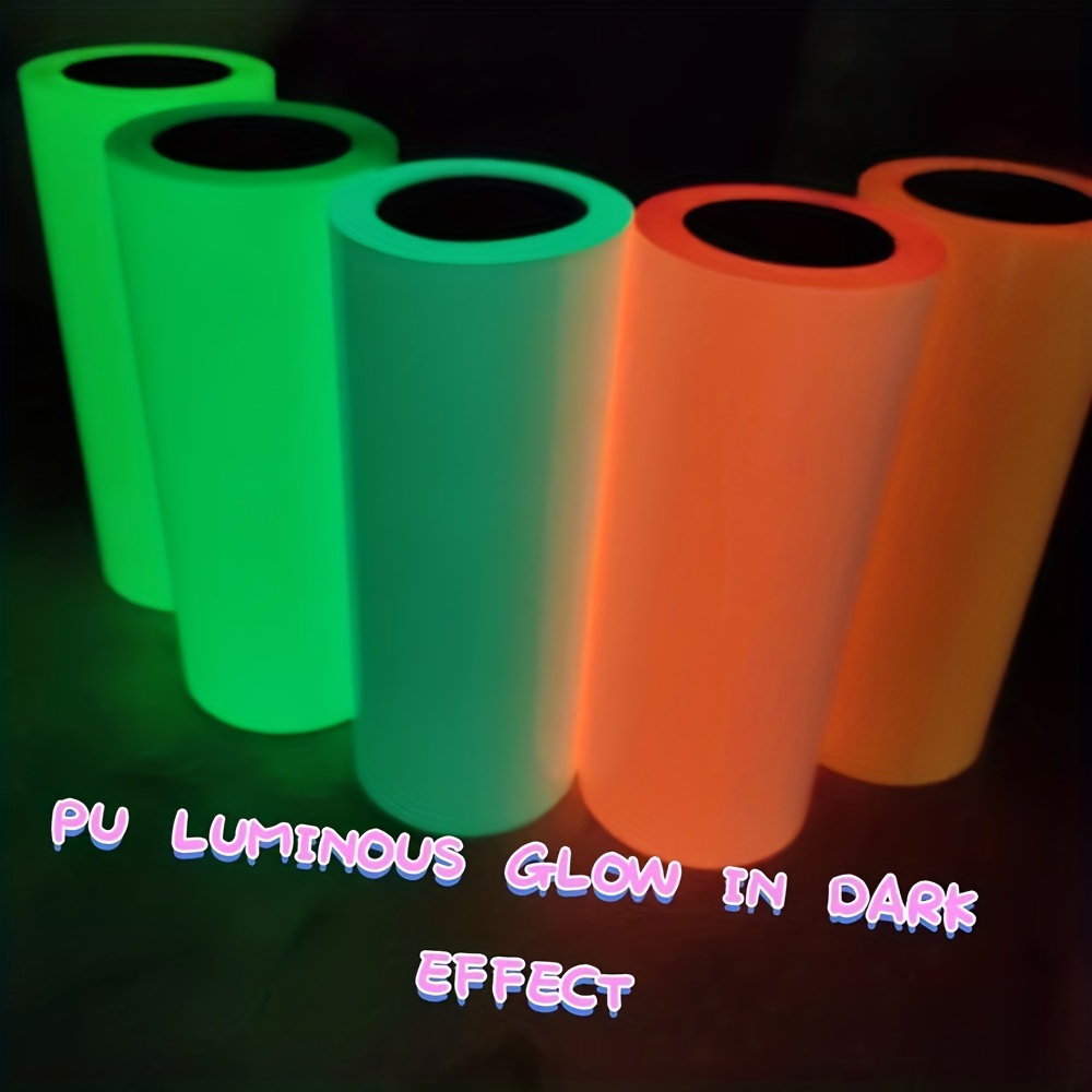 Luminous Glow In Dark Heat Transfer Vinyl Htv Diy Film For - Temu