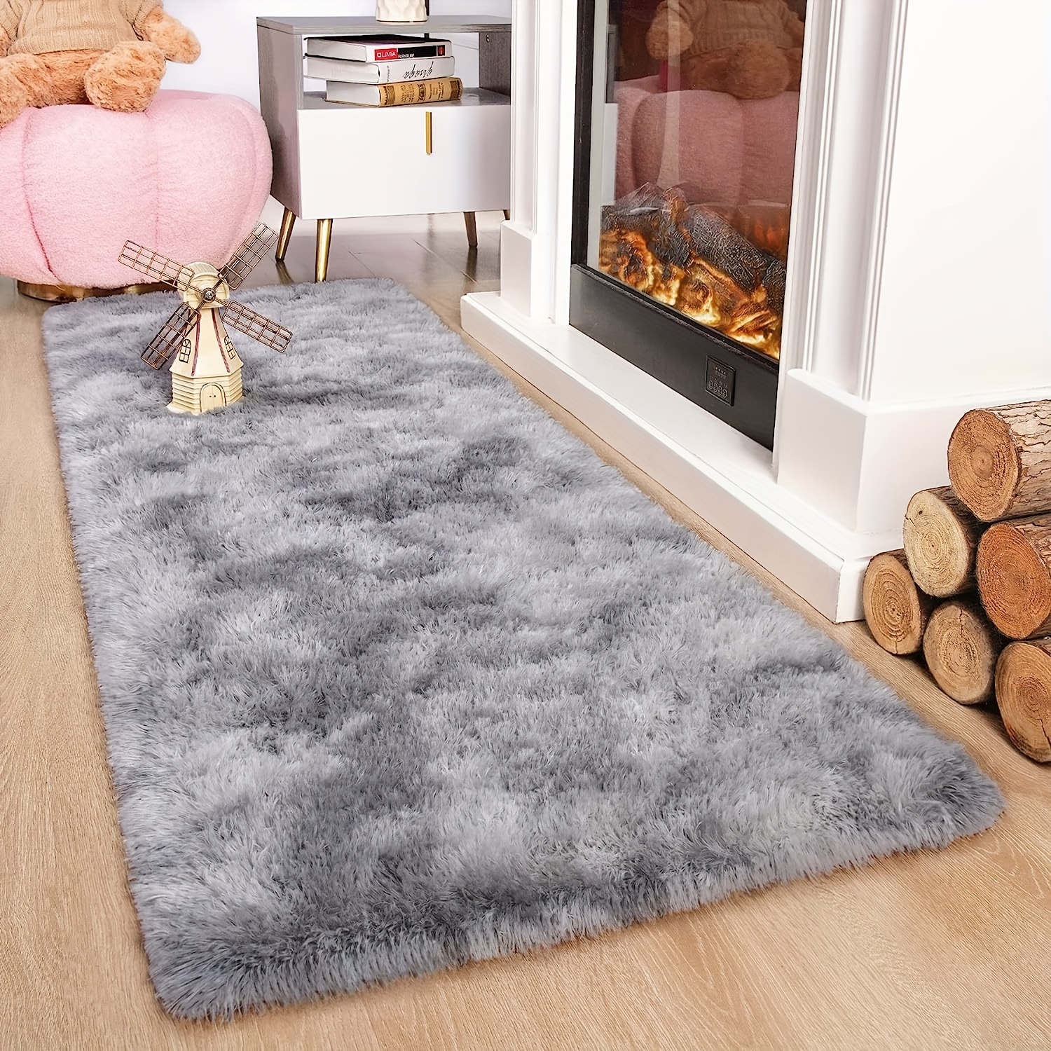 Ultra Soft Plush Rug 4'x5.3', Tie-dyed Large Area Rug, Non-slip Fluffy  Shaggy Rug, Waterproof Shaggy Throw Rugs For Living Room Bedroom Nursery  Room, Game Room Dormitory Carpet, Teenage Room Decoration, Room Decor 