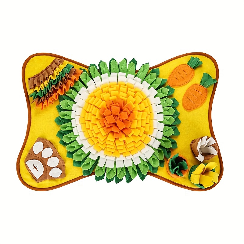 Dog Snuffle Mat Bone Shape Pet Slow Feeding Pad Pet Sniffing Mat