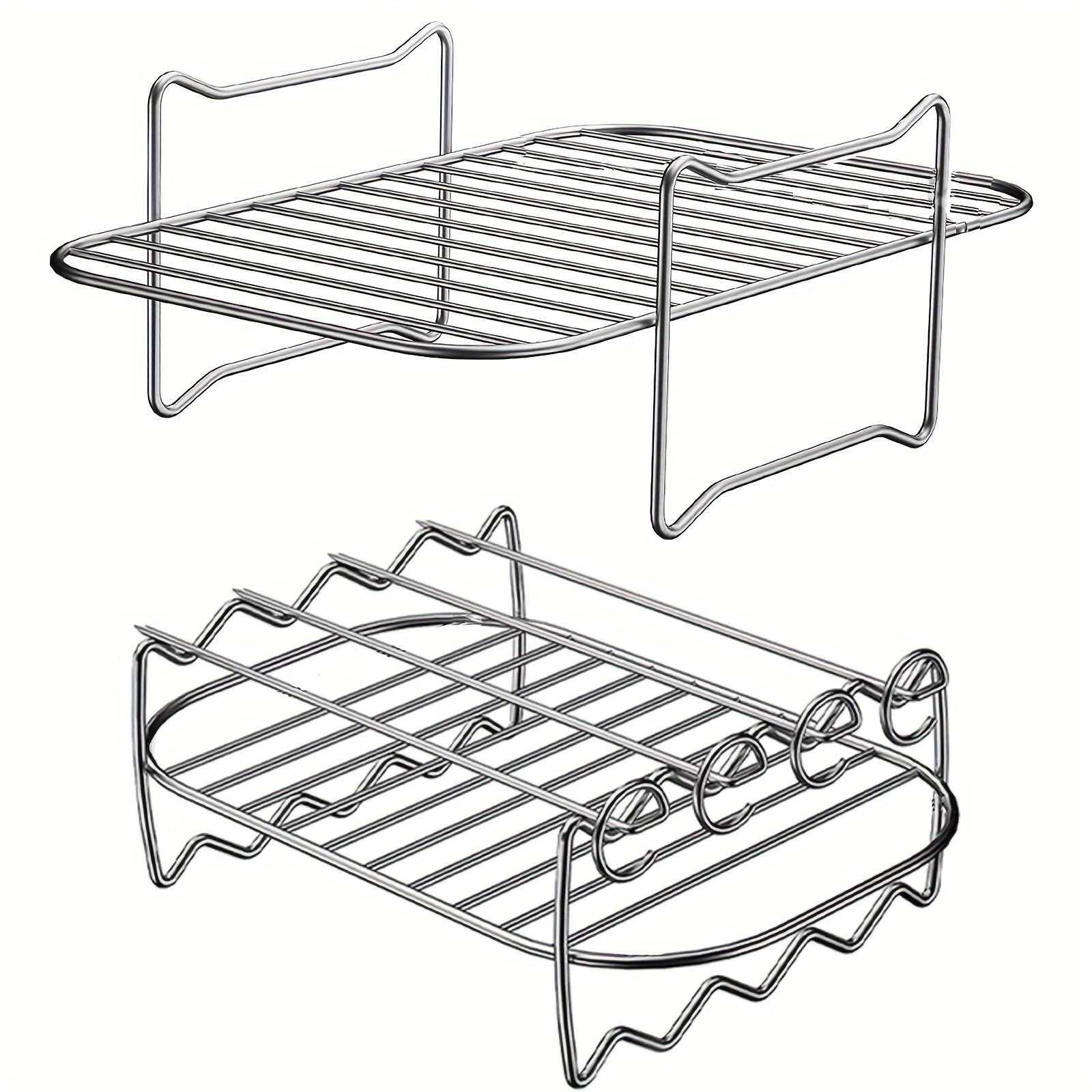 Air Fryer Accessories Wire Cooling Racks Silicone Oil Brush