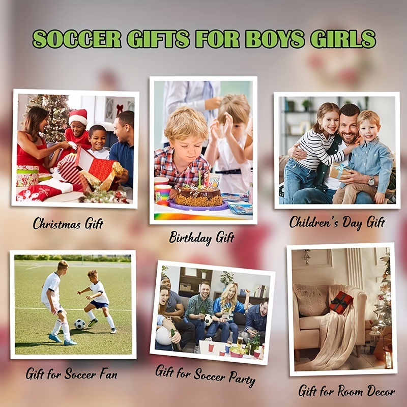 Soccer Graphic Design Presents For Boys Girls Teen Soccer Player Fan Gift  for Sports Lover Women Men Boy Girl Throw Pillow, 16x16, Multicolor