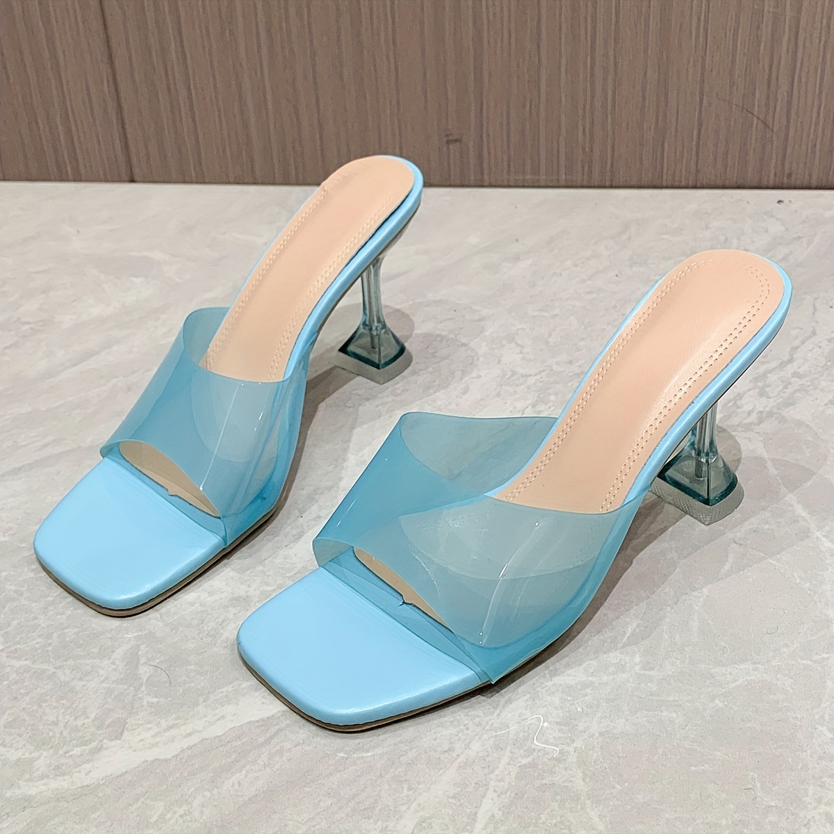 Clear and 2025 blue heels