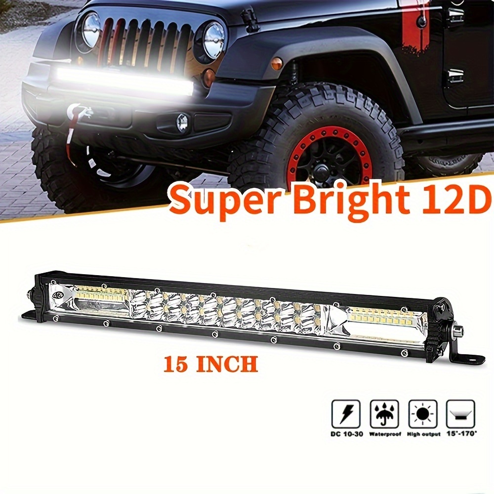 オフロード SUV 車 20 インチ黄色 LED ライトバー 4x4 トラック UTV