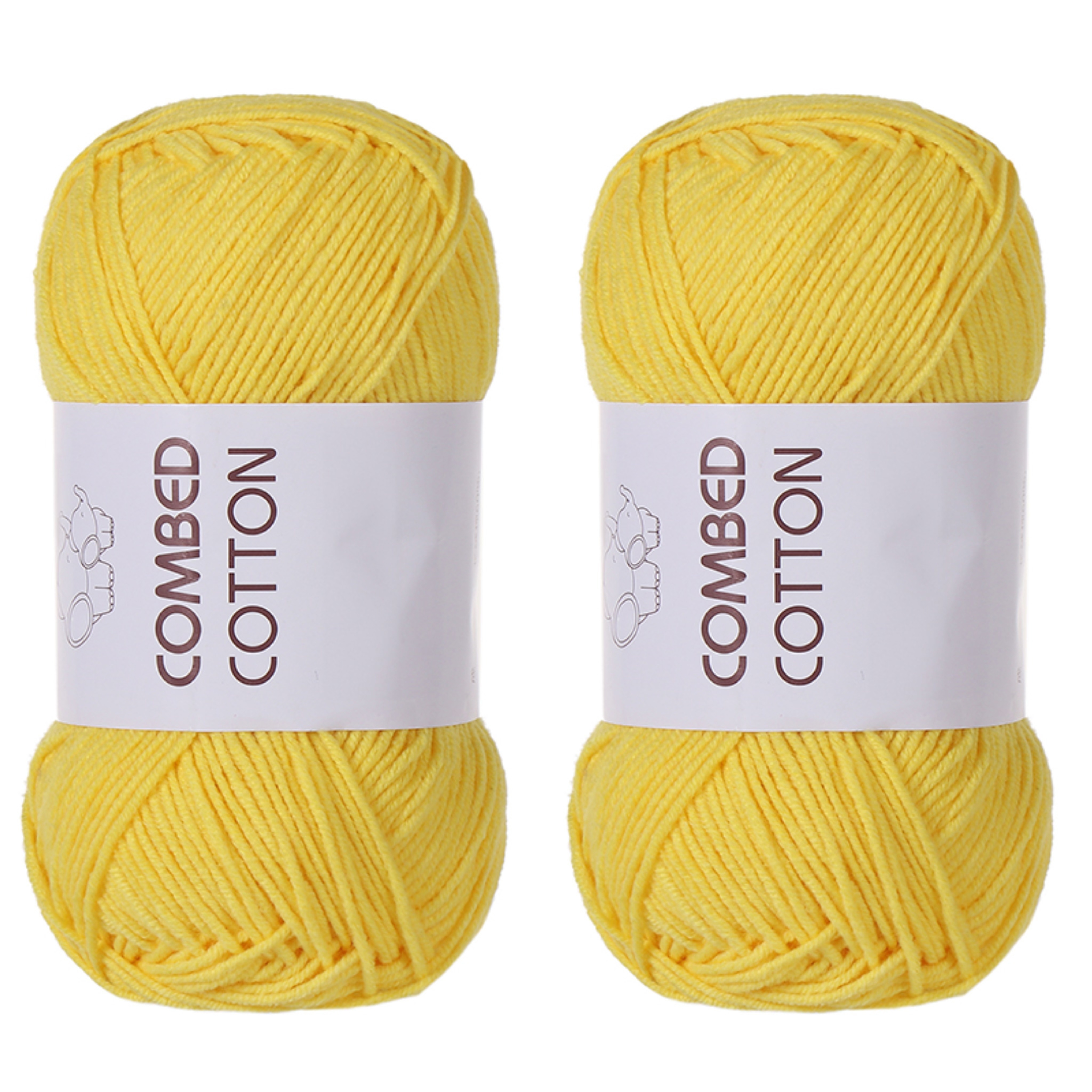 Combed Cotton Wool Soft Comfortable Yarn For Crocheting And - Temu