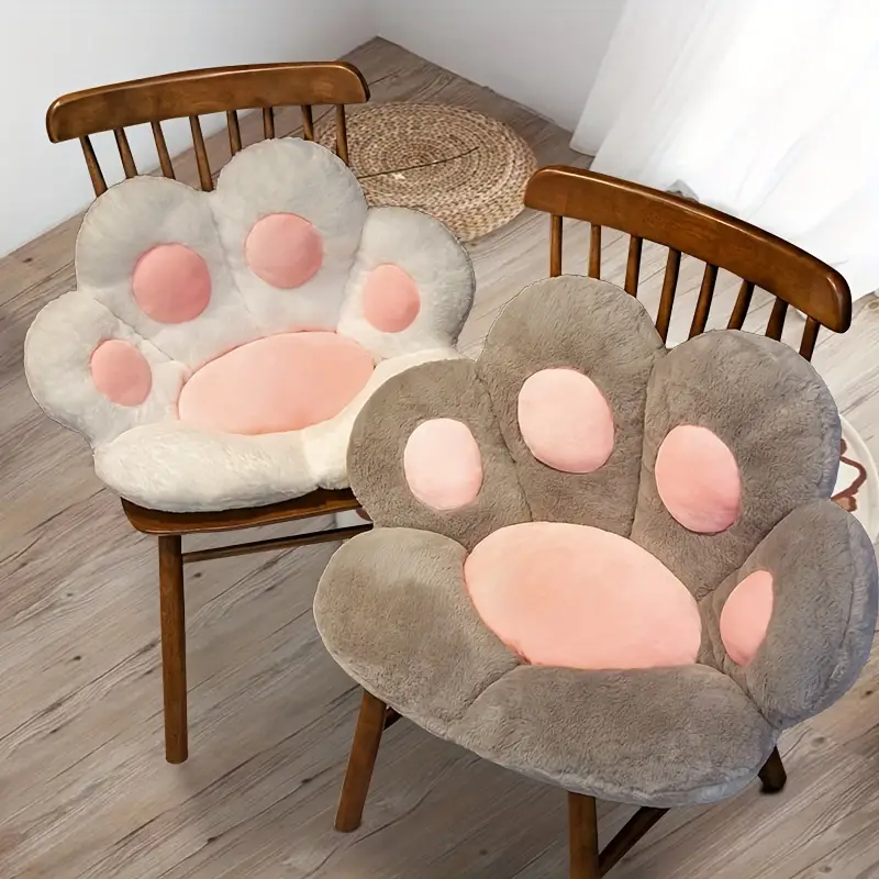 Seat Cushion, Cat Paw Cushion, Cute Seat Cushion, Lazy Susan Plush