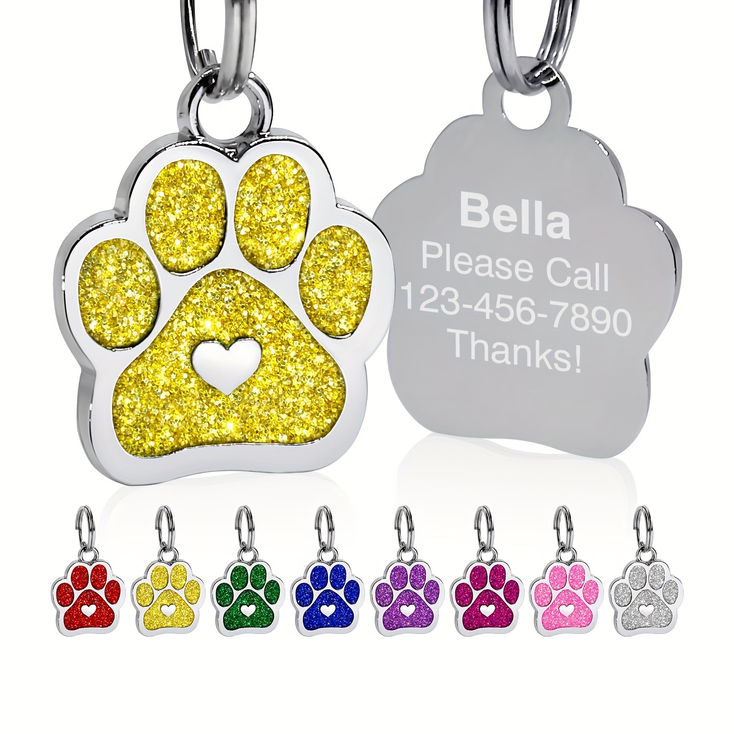 Customized Stainless Steel Lettering Dog Tag Bone Shaped Dog - Temu