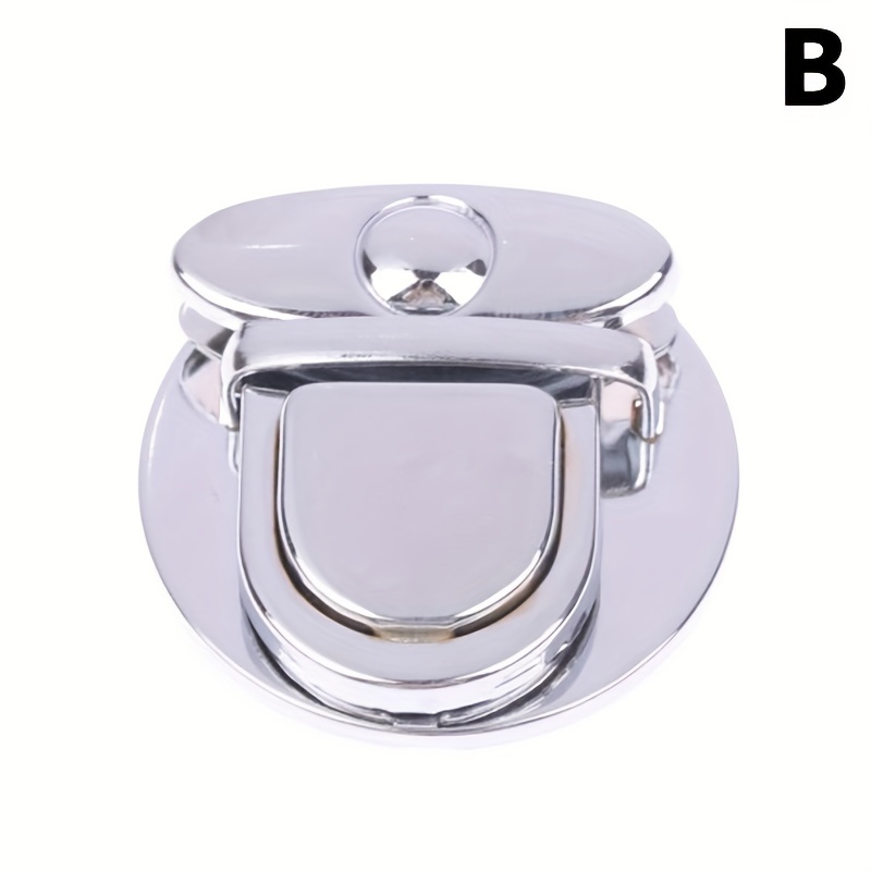 1pc Shoulder Bag Turn Twist Lock Metal Bag Handbag Snap Clasps Lock For Purse, Diy Wallet Making