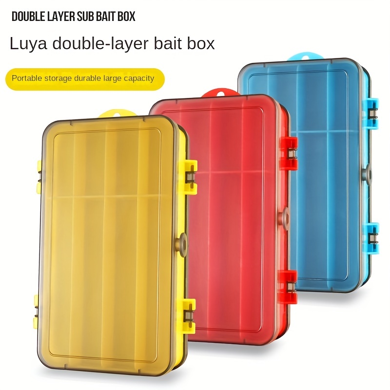 Fishing Lure Box Double Sided Tackle Storage Trays Fishing Tackle