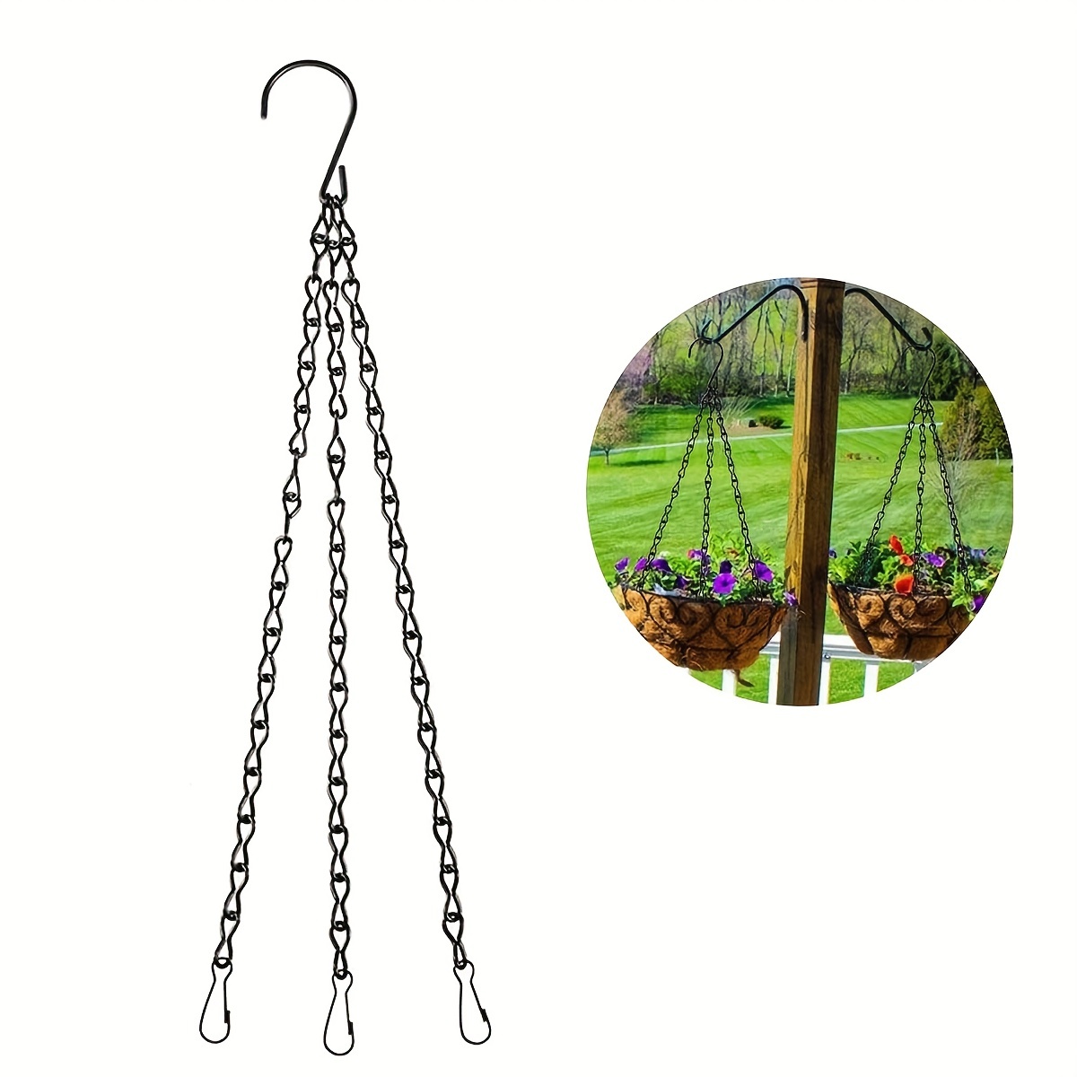 Hanging Chain For Bird Feeders Planters Baskets Billboards - Temu