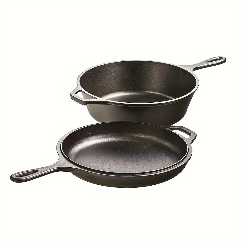 Pretreated Cast Iron Pans - Cast Iron Frying Pans Non-stick