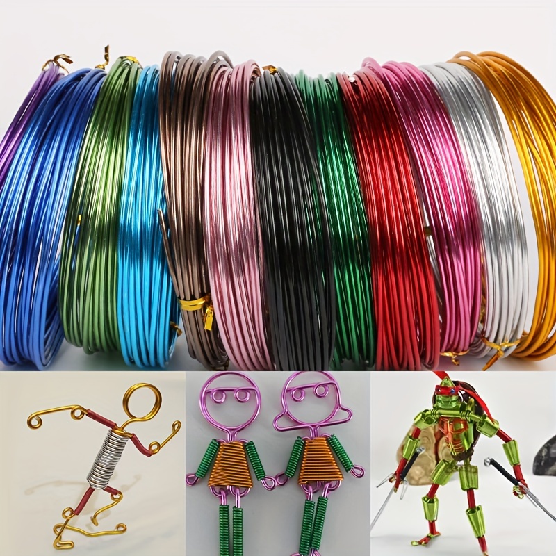 Jewelry Wire For Diy Beading Aluminum Wire Craft Wire - Temu