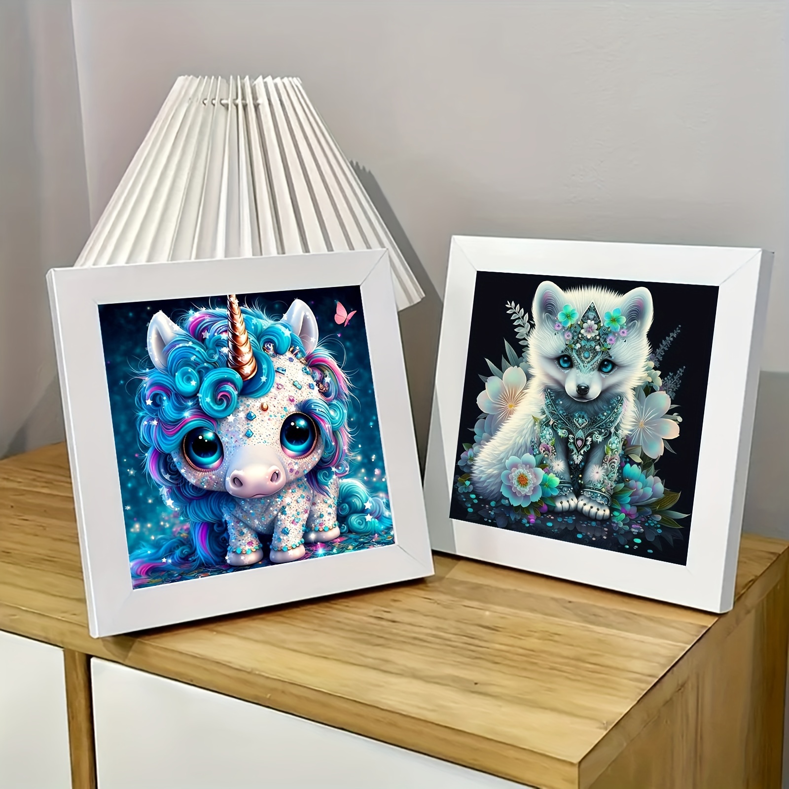 5d Artificial Diamond Painting Kits With Frame Cute Cartoon - Temu