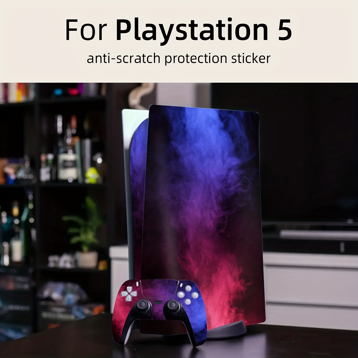 PS5 Console and Controllers Skin vinilo Calcomanía for Playstation 5  Digital Version, Galaxy PS5 Console and Controllers Skin Vinyl Sticker Decal  Cover-Doodle 