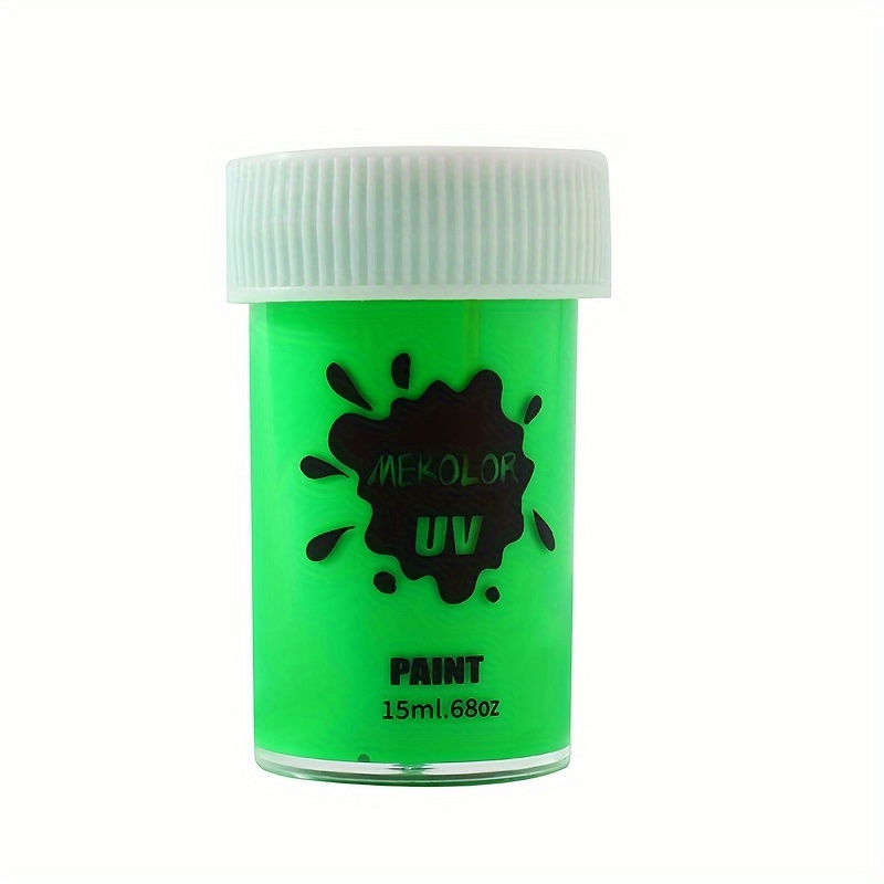 Neon Face Paint, Glow In The Dark Face Paint, 15ml(0.68 Fl Oz) Neon Body  Paint Color, Bonus Uv Flashlight, Blacklight Paint, Neon Body Paint -  Reactive To Uv Light