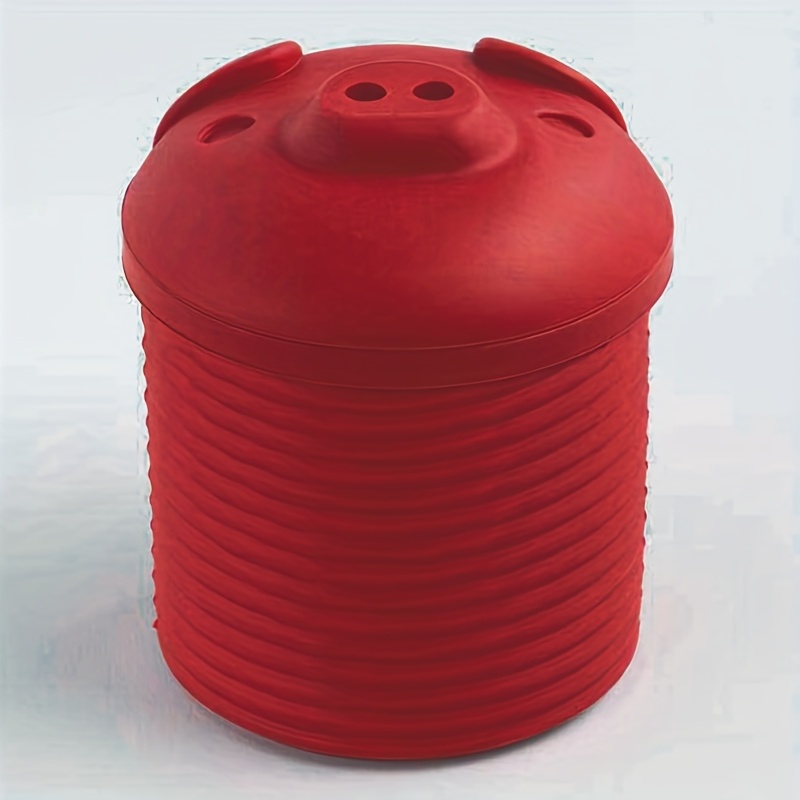 Piggy Lard Storage Tank, Grease Container Strainer, Cute Bacon