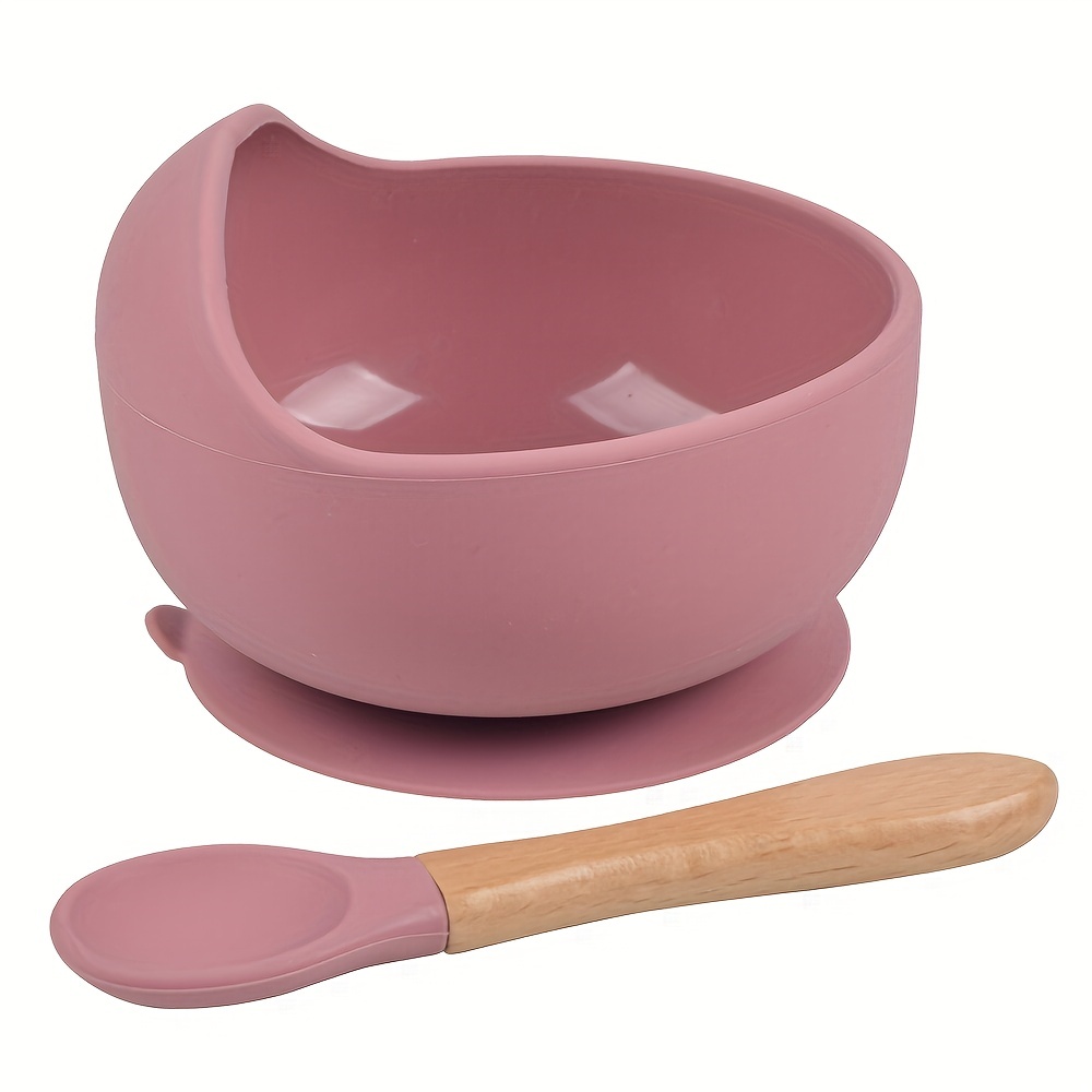 Baby Silicone Bowls With Suction Toddler Bowls And Spoons - Temu