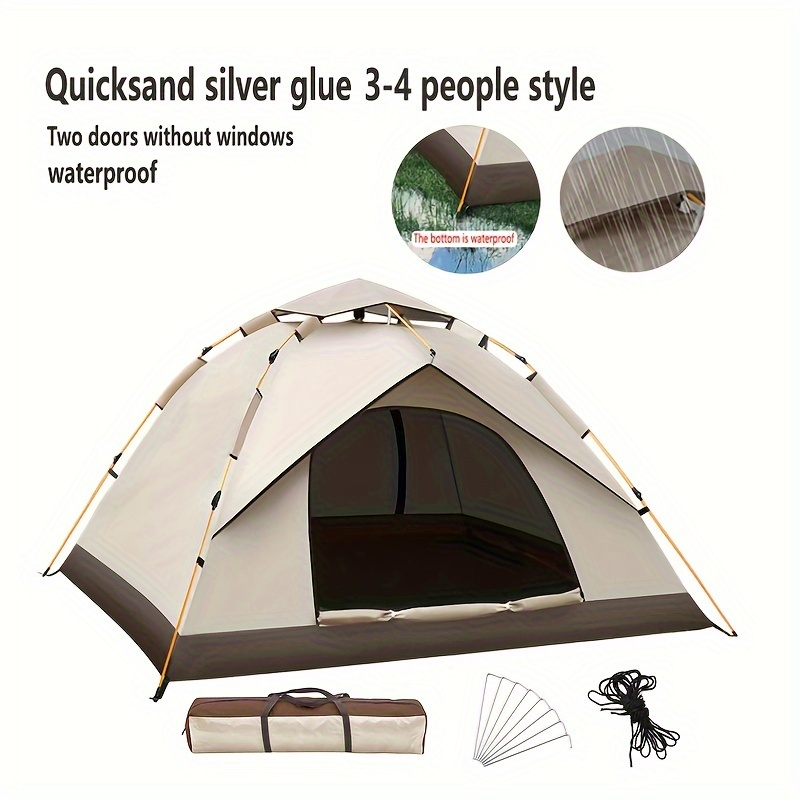 Camping Tent Portable Durable Outdoor Tent Easy To Set Up - Temu