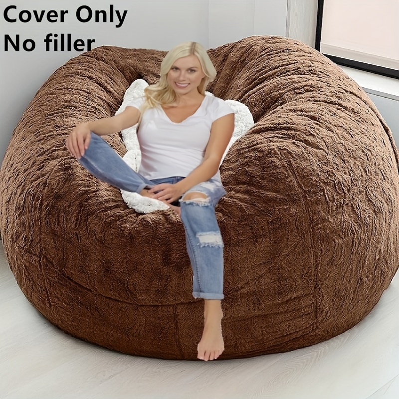 Buy Wholesale China Modern Bean Bag Cover No Filler 7ft Giant Large Bean  Bag Chairs Sofa Bed Living Room Furniture & Beanbag Cover No Filler at USD  29