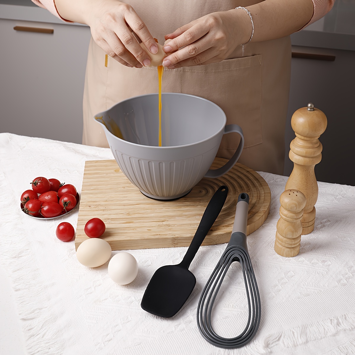 1pc 3pcs creative baking mixing bowl set large capacity Temu