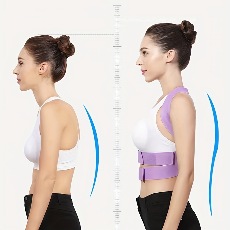 1pc Invisible Chest Posture Corrector Scoliosis Back Brace Support