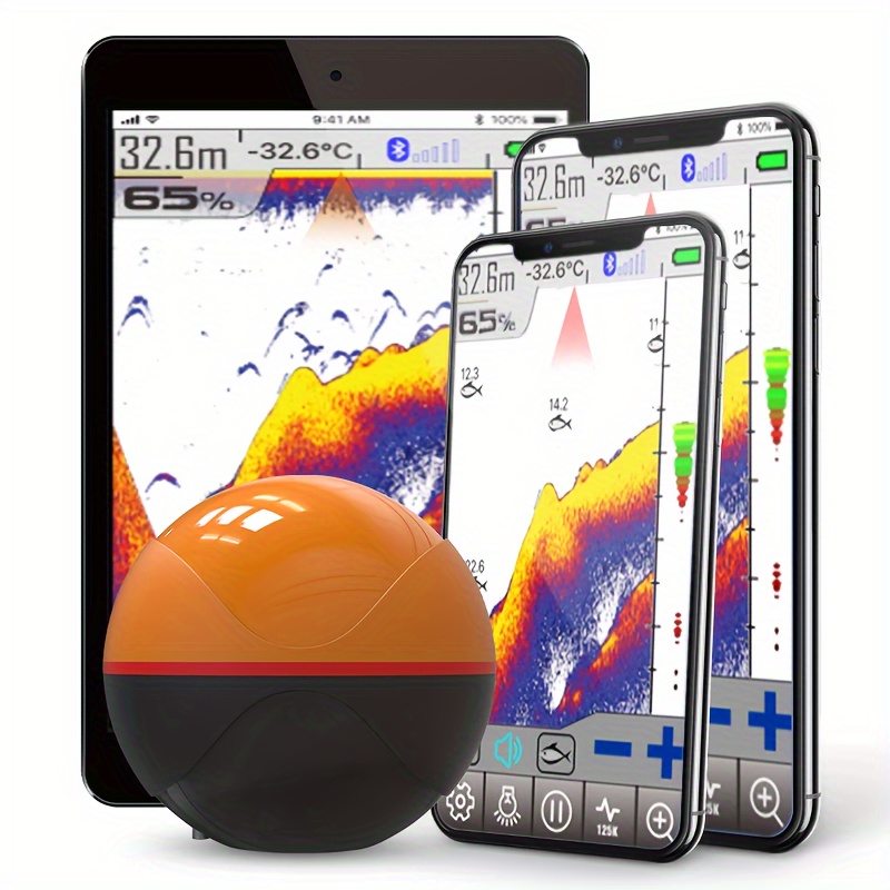 Portable Sonar Fish Finder Wireless Fishfinder Ios And Android