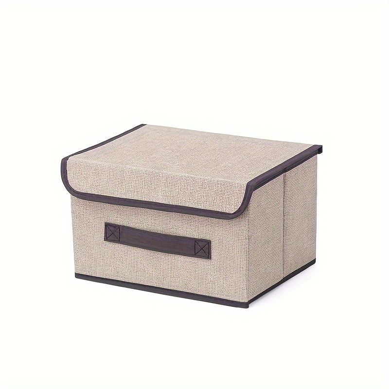 minimalist versatile wardrobe storage box with cover dustproof clothes container details 4