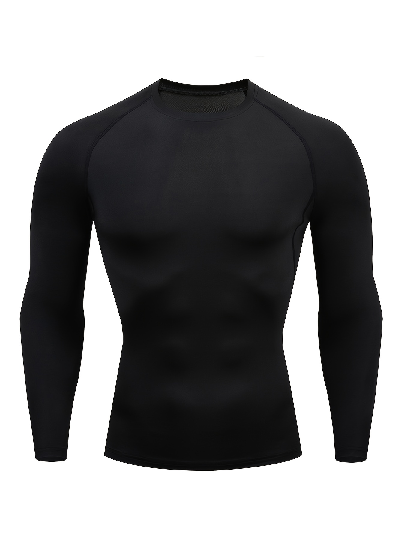Men's Compression Shirts: Get Fit Fast Long Sleeve Athletic - Temu Canada