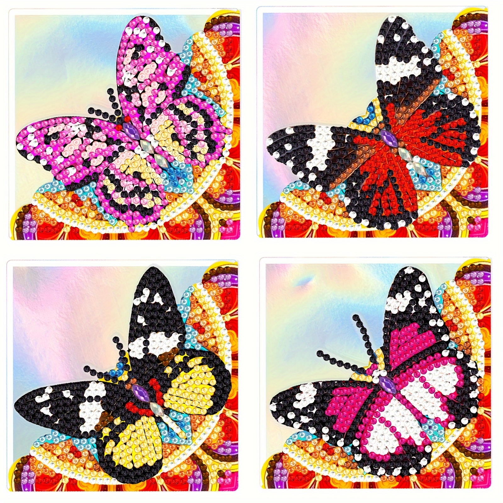 5d diy butterfly diamond painting bookmark