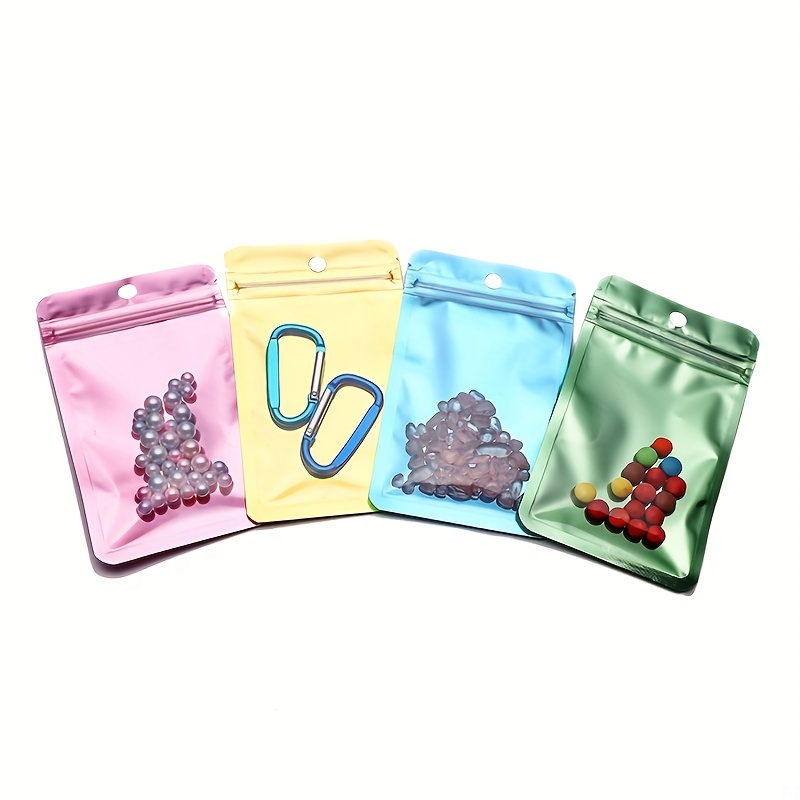 Holographic Pouch, Mini Packaging Bag, 1 Side Transparent Jewelry Packing  Bag, Resealable Ziplock Bags, Reusable Packaging Bags, Small Packaging For  Nail Accessories, Data Lightning Cables Packaging Pouch, Hairpin Eyelash  Packaging Pouches - Temu