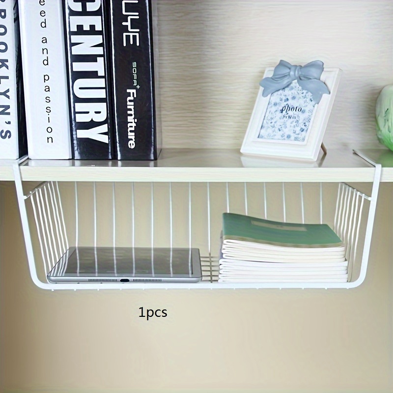 Hanging Basket Under Kitchen Cabinet Partition Wardrobe Storage Rack