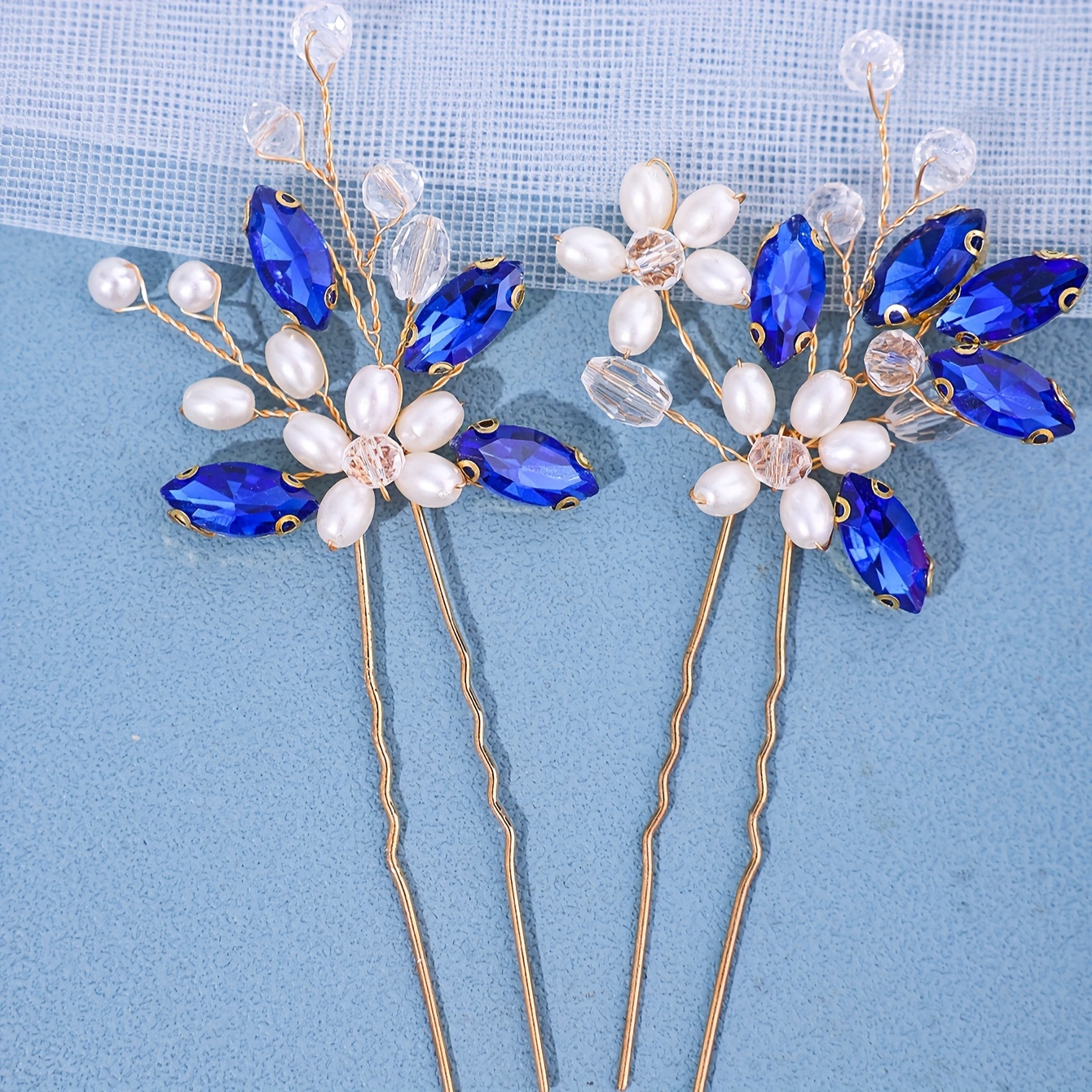 Accessori Capelli Sposa Fermaglio Capelli Perle Finte Strass - Temu Italy