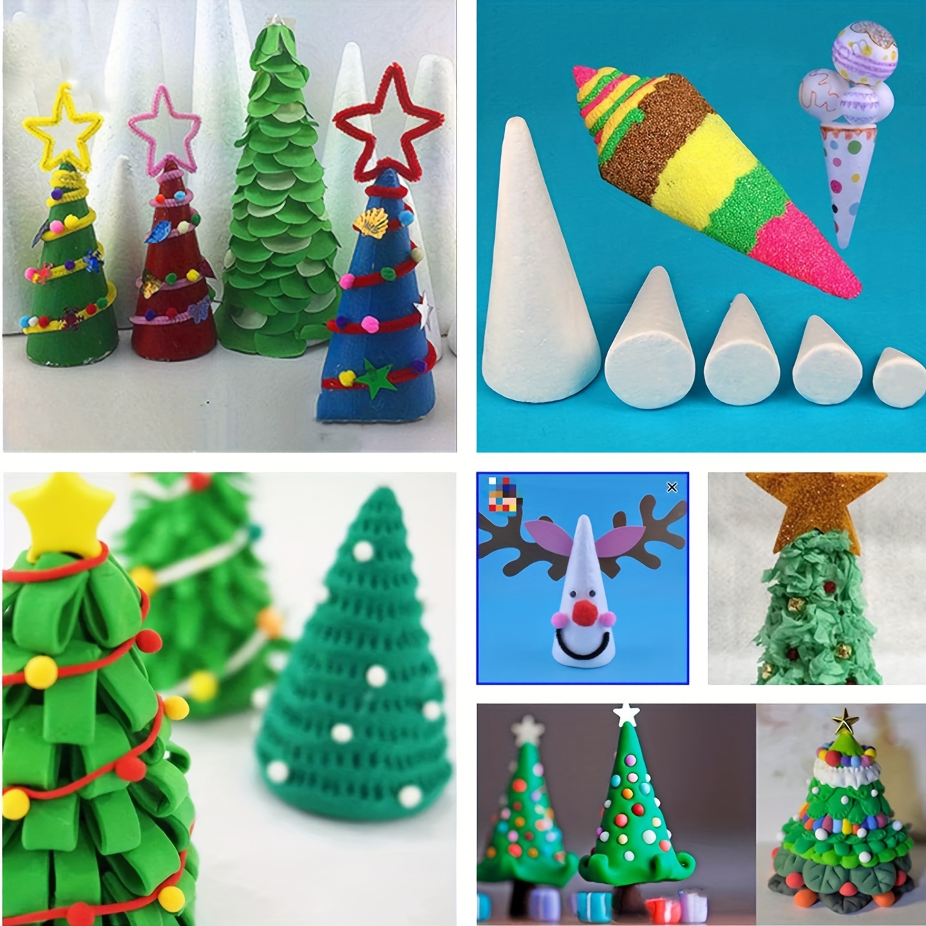 Polystyrene Craftsstyrofoam Craft  Pine Cone Christmas Decoration