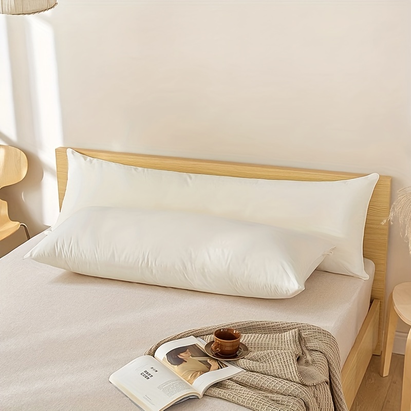 LongNap™ 【Almohada Baja】 para dormir de lado y boca arriba, funda suave de  algodón, fibra rellena esponjosa de primera calidad, diseñada para mejorar