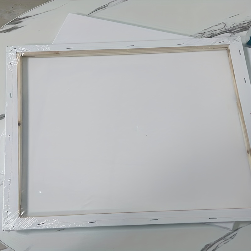 Blank Artist Canvas Art Board Plain Painting Stretched Framed White Large  Small