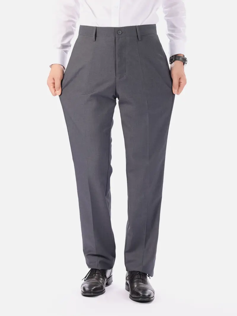 Plus Size Men's Solid Dress Pants Casual Dress Pants - Temu