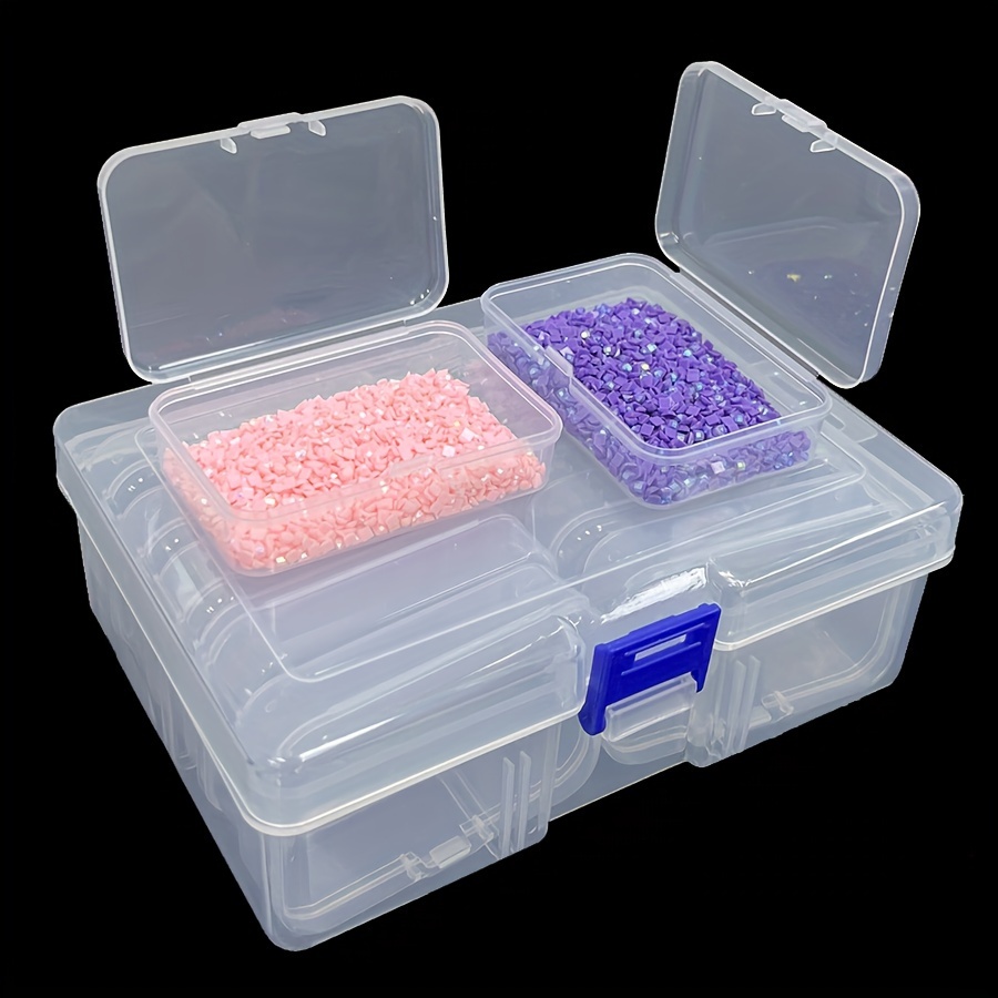 Bead Organizer Box Small Bead Organizers Storage Cases Mini - Temu