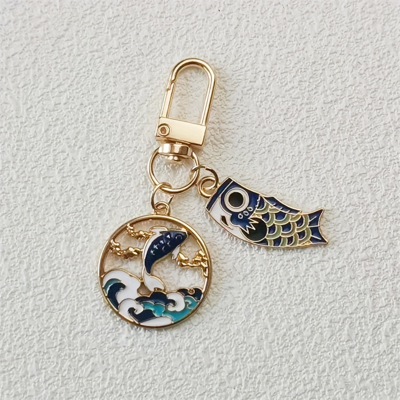 Koi Fish Jet Tag, Koi Fish Key Chain