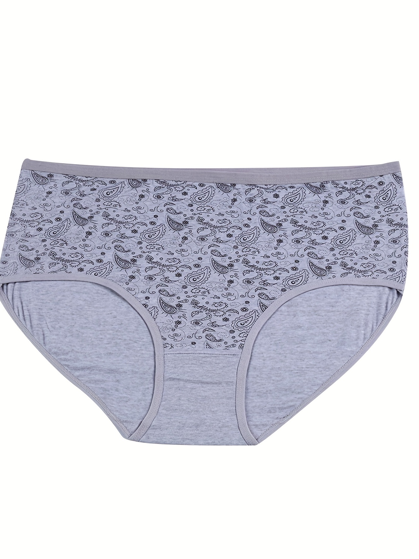 Women's Cotton Underwear High Waisted Ladies Panties Soft Stretch  Breathable Full Coverage Plus Size Briefs…, Grey,4pack, Small : :  Clothing, Shoes & Accessories