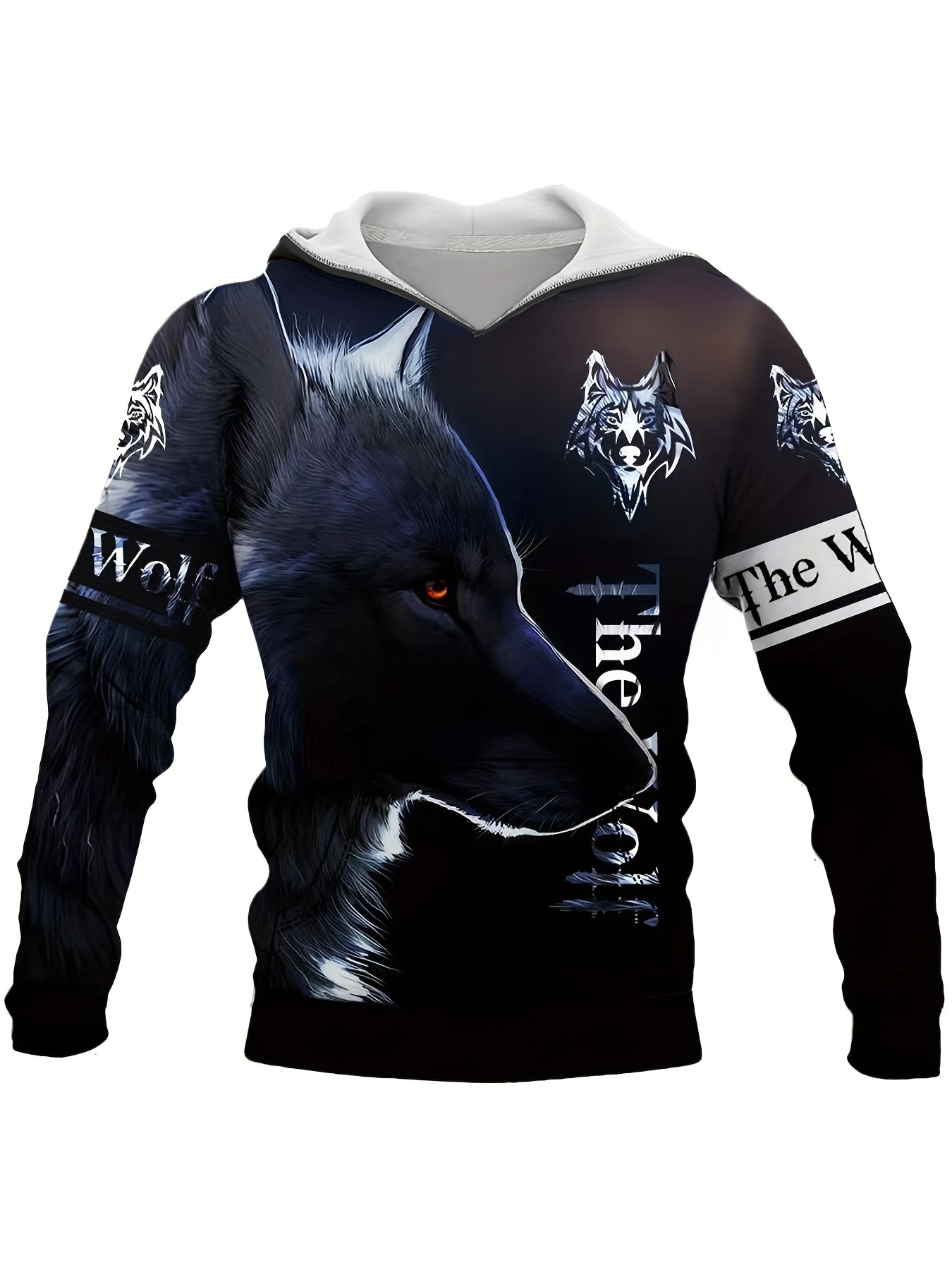 Cool wolf hot sale hoodies