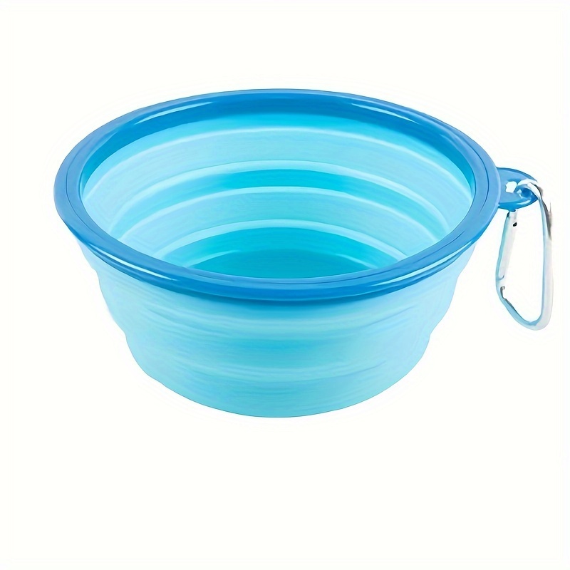 Travel Big Dog Bowl with Carabiner TEAL