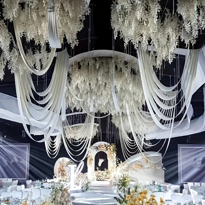 Wedding Fabric Wedding Ceiling Cloth Mantle Linen Cloth - Temu