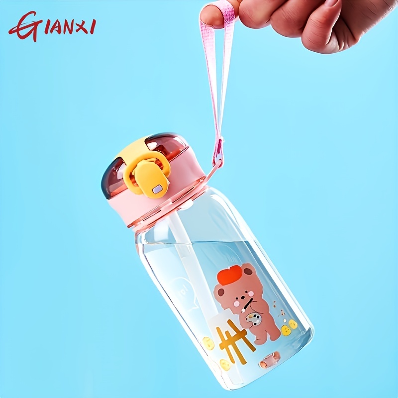 Large Capacity Insulation Cup Outdoor Kawaii Kid Tumbler Cute Water Bottle  For Girl Portable Straw Thermos Cartoon Vacuum Flasks