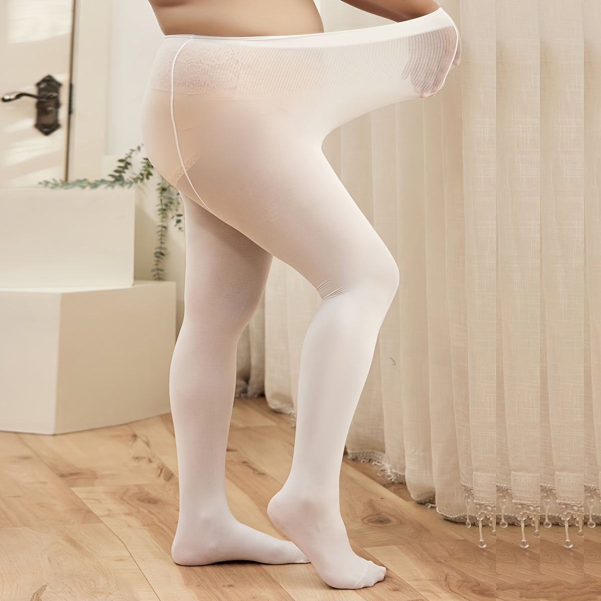 High Waist Stockings Women's Soft Nylon Pantyhose